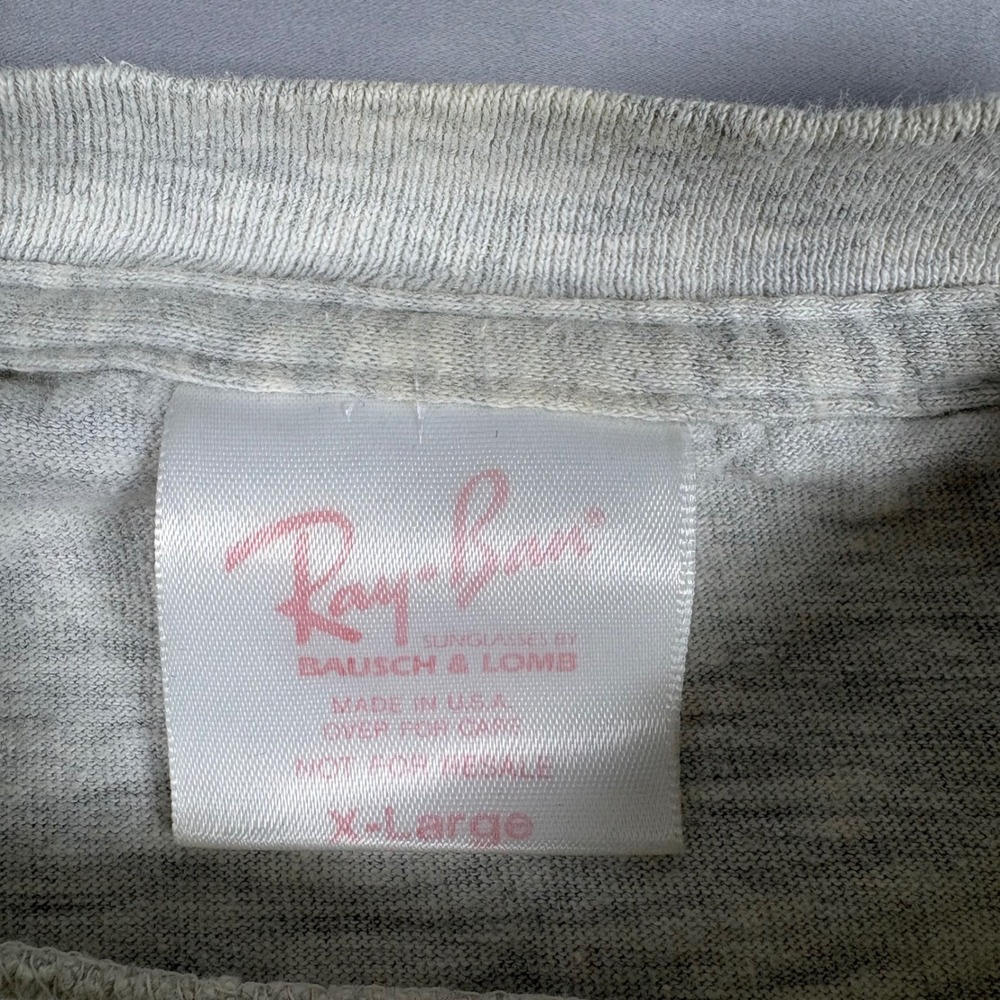 Vintage Ray-Ban 1992 US Olympic Team T-Shirt XL Gray Bausch & Lomb USA Made 90s - Picture 5 of 11